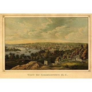 View of Georgetown D.C. Washington USA 24 X 32 Horizontal. Office 