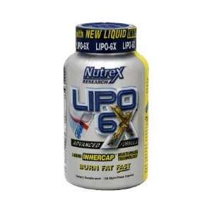  Nutrex Research, Inc. Lipo 6X 120 Multi Phase Caps Health 