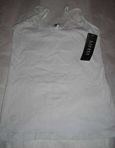 Ralph Lauren White Lace Trim Camisole Large $38  