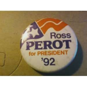  Ross Perot Campaign Button 