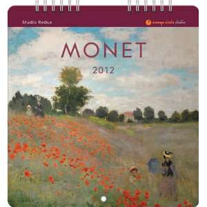  Monet Studio Redux 2012 Mini Wall Calendar Office 