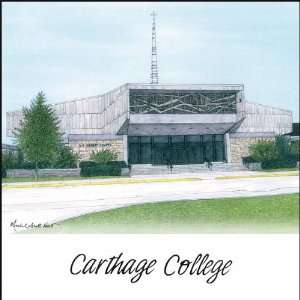  Carthage College Absorbent Coasters