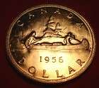 1956 *** CANADA * One Dollar * SILVER * Rare * Lustrous *