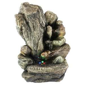  Rock Stone Table Top Fountain with L.e.d Lights