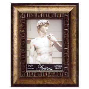 Lawrence Frames Carved Roman Bronze 5x7 Picture Frame  