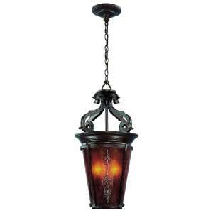  Eurofase 19345 017 Casanova 3 Light Lantern, Antique 