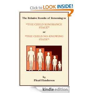   The Child No Knowing State Floyd Henderson  Kindle Store