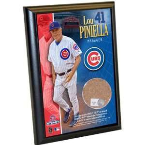  Luo Piniella Cubs 4x6 Dirt Plaque