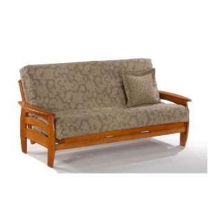  Corona Loveseat Lounger (Honey Oak) (33.25H x 63.25W x 