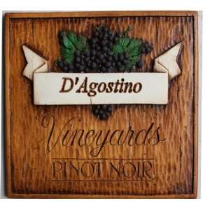  Vineyard personalized wall plaque