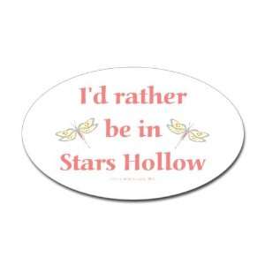  Rather Stars Hollow Tv show Oval Sticker by  