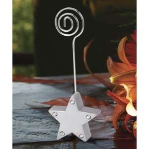  Silver Star Place Card Holders