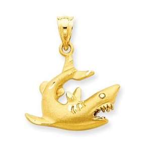  14k Gold Shark Pendant Jewelry