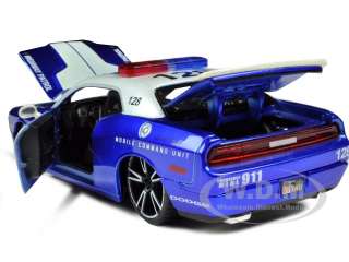   Dodge Challenger SRT8 Blue Metro Police Car die cast car by Maisto