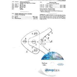  NEW Patent CD for SAFETY ABUTMENT OF SKI BINDING 