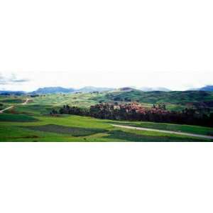  Crop in a Field, Andes, Peru by Panoramic Images , 24x8 