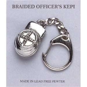   Westair Braided Officers Kepi Hat Key Ring Keychain 
