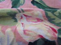 5YDS Marthas Vineyard Roses Vintage Barkcloth Era Polished Cotton 