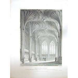    1827 PETERBOROUGH CATHEDRAL CATTERMOLE WOOLNOTH