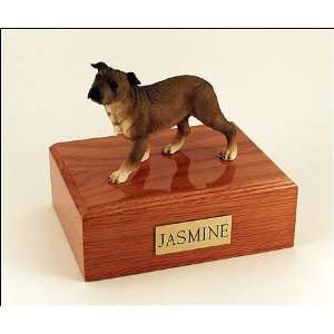  348 Staffordshire Terrier Standing Dog Cremation Urn