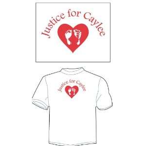   T1caylee5 Justice For Caylee White T Shirt