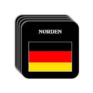 Germany   NORDEN Set of 4 Mini Mousepad Coasters