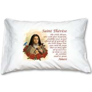  St. Therese Catholic Prayer Pillowcase 
