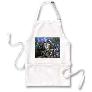  Temptation Of St Anthony By Paul Cezanne Apron Office 