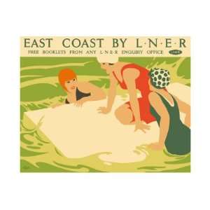   Coast by LNER Giclee Poster Print by Tom Purvis, 24x18