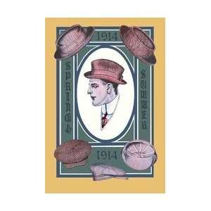  1914 Spring Summer Hat Collection 20x30 poster