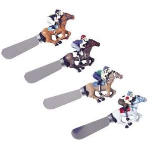  Race Horse Spreading Knives