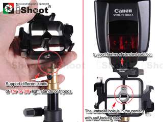   Hot Shoe Mount Adapter for Flash Holder Bracket&Canon Speedlite  