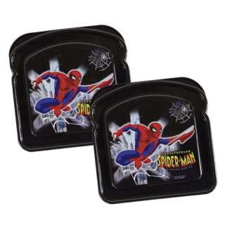 Lot of 2 Kids Cartoon Sandwich Containers Disney Marvel 707226549329 