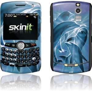  Gleaming Blue Dolphins skin for BlackBerry Curve 8330 