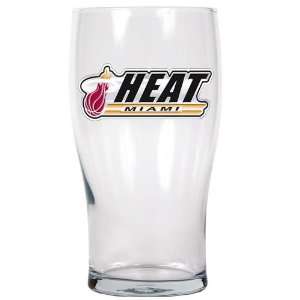  Sports NBA HEAT 16oz Pub Glass/Clear Glass Sports 
