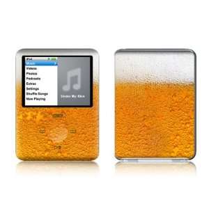 Beer Bubbles Design Protective Decal Skin Sticker for Apple iPod nano 