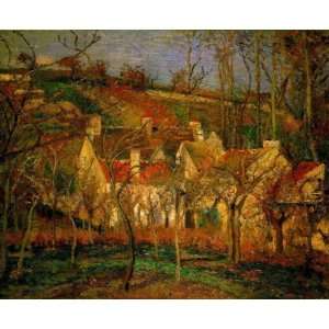  Red Roofs, Corner of a Village, Winter