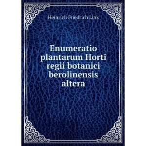  Enumeratio plantarum Horti regii botanici berolinensis 