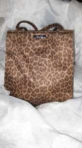 Beautiful Leopard/Cheetah Print Tan & Brown Nine West Handbag  