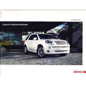  2011 GMC Truck Acadia Deluxe Sales Brochure Catalog   Denali 
