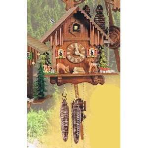  Anton Schneider Cuckoo Clock, Moving Deer, Model #1207/9 
