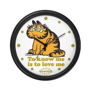   Know Me Is To Love Me Vintage Wall Clock by  