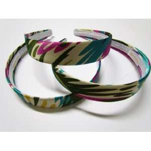 Paint Splashed Satin Wrapped Headband For Girls And Women One Size 