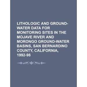  Lithologic and ground water data for monitoring sites in 