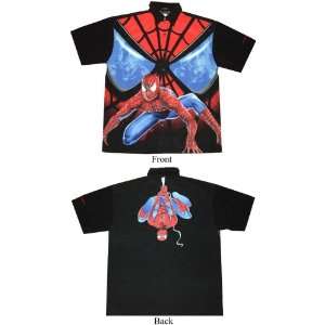  Official Spiderman Button Down Dress Shirt Size XL Sports 