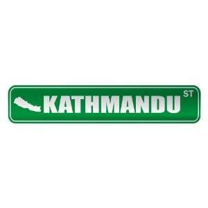   KATHMANDU ST  STREET SIGN CITY NEPAL