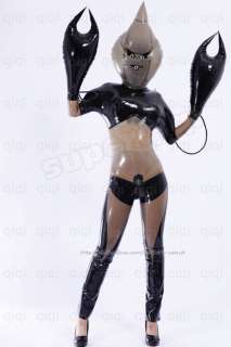Latex/Rubber 0.45mm Inflatable Scorpion Catsuit Outfits  
