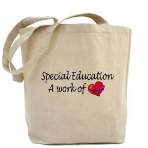 Special Education, A Work Of Love Autism awareness Tote Bag by 