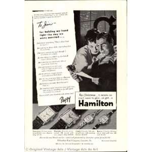  1953 Hamilton For Christmas it means so much more to give 