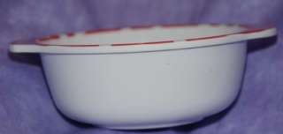 Disney Mickey & Minnie Mouse Red   Soup Bowl 4.25  